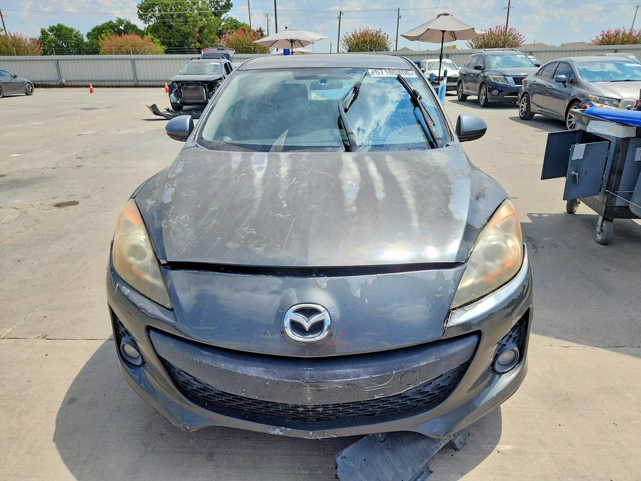 2012 Mazda 3 S Gray vin: JM1BL1L55C1512381