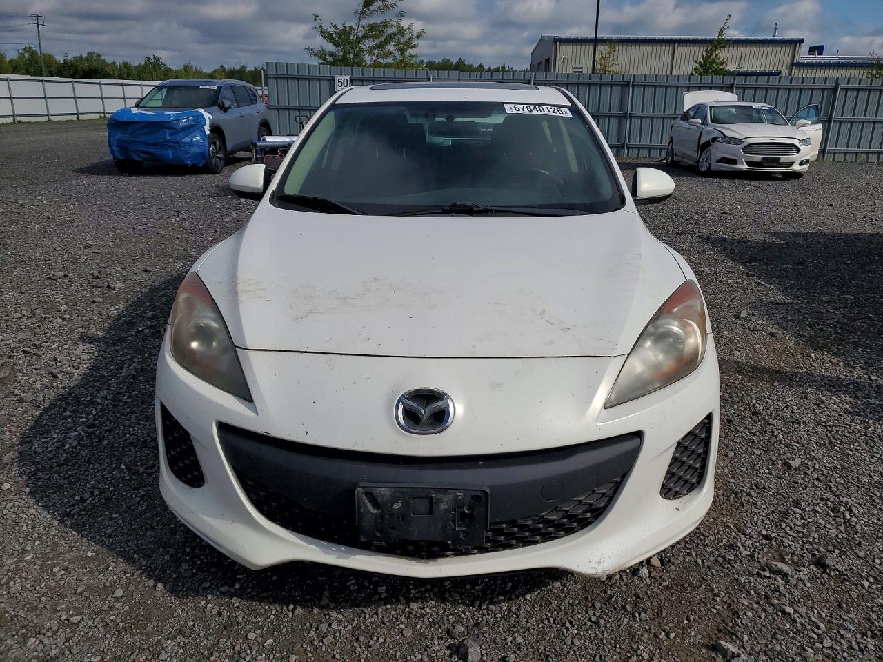 2012 Mazda 3 S Белый vin: JM1BL1L56C1514298