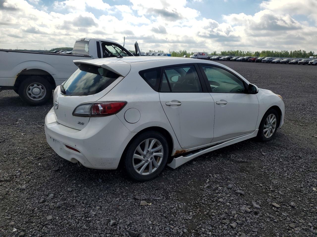 2012 Mazda 3 S Белый vin: JM1BL1L56C1514298