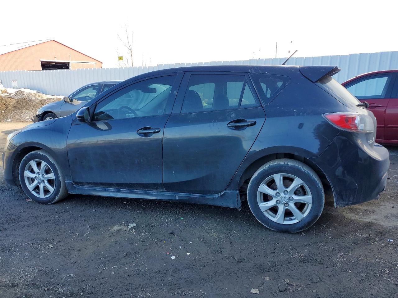 2011 Mazda 3 S Black vin: JM1BL1L57B1393134