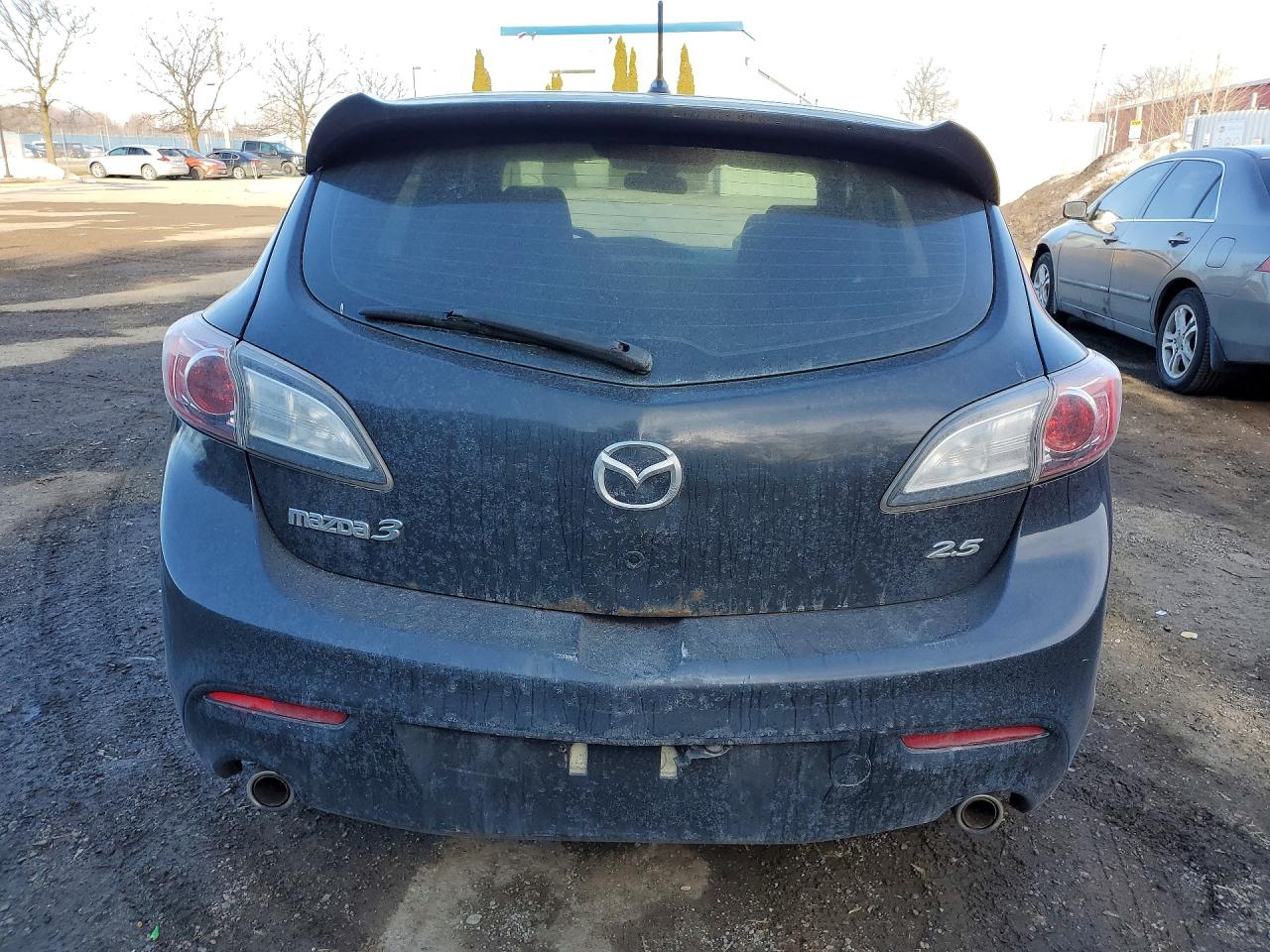 2011 Mazda 3 S Black vin: JM1BL1L57B1393134