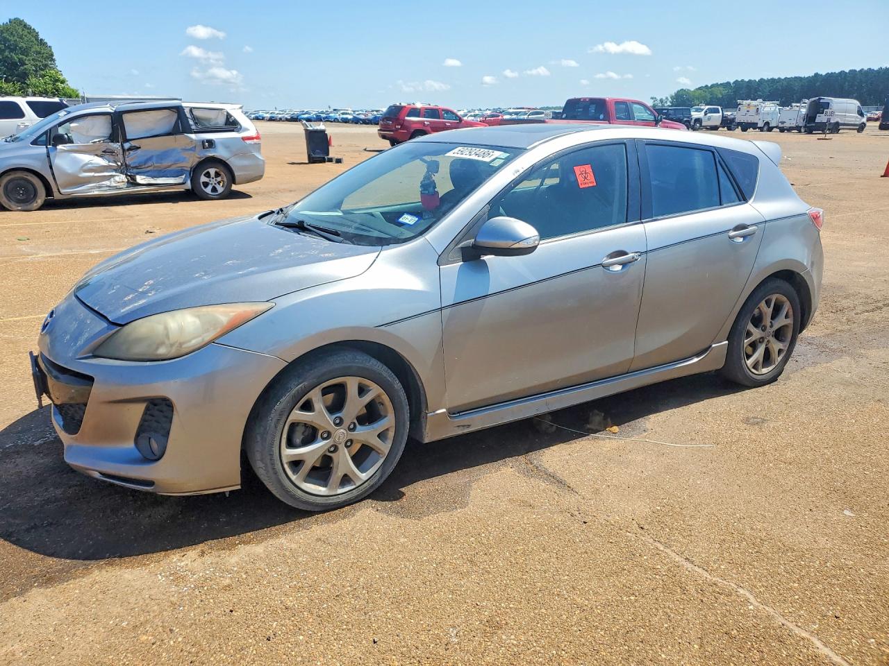 2012 Mazda Mazda3 Silver vin: JM1BL1L57C1586949