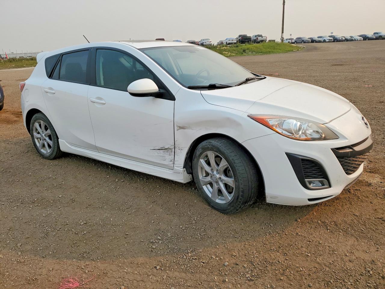 2011 Mazda 3 S White vin: JM1BL1L58B1367626