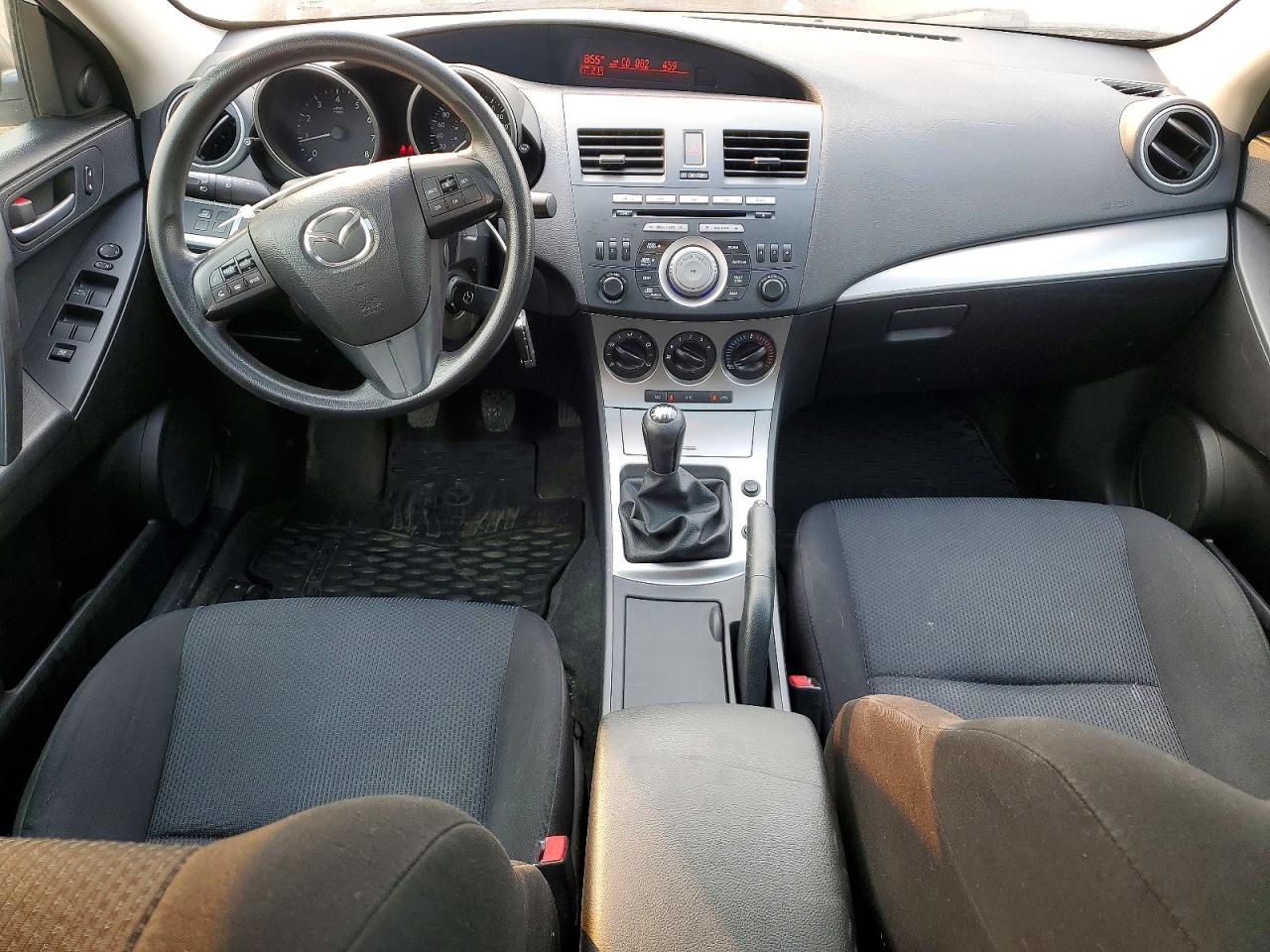 2011 Mazda 3 S White vin: JM1BL1L58B1367626