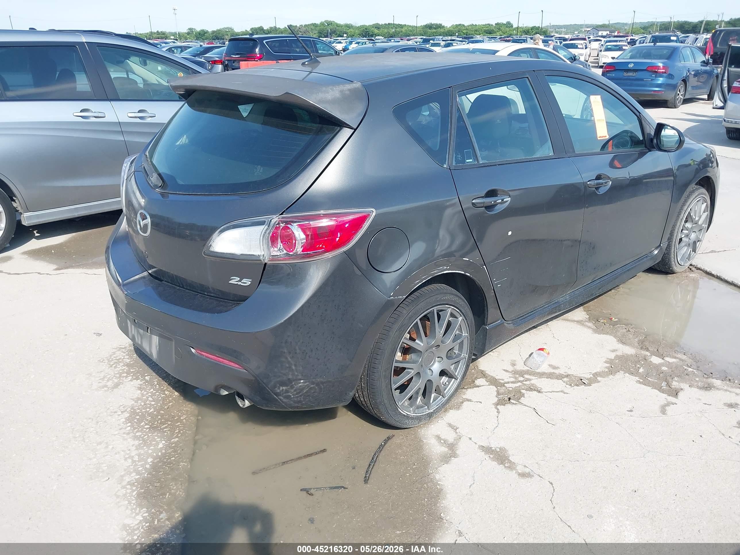 2012 Mazda Mazda3 S Touring Gray vin: JM1BL1L58C1502878
