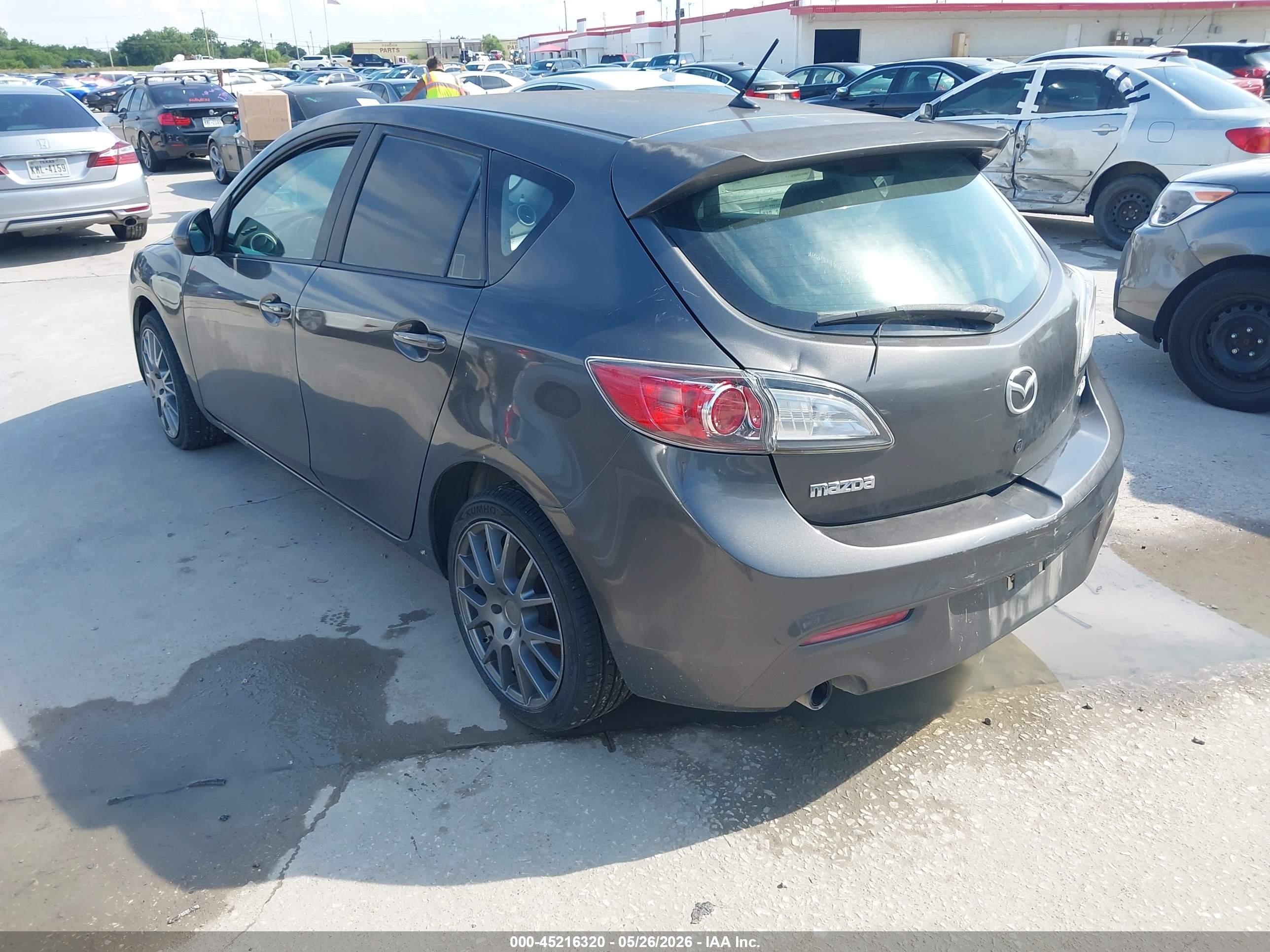 2012 Mazda Mazda3 S Touring Gray vin: JM1BL1L58C1502878