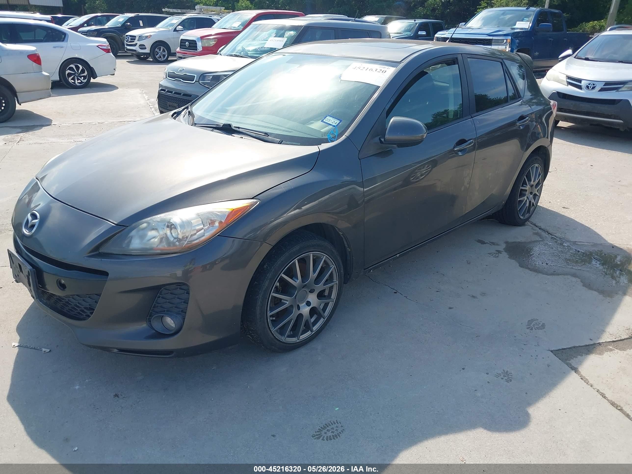 2012 Mazda Mazda3 S Touring Gray vin: JM1BL1L58C1502878