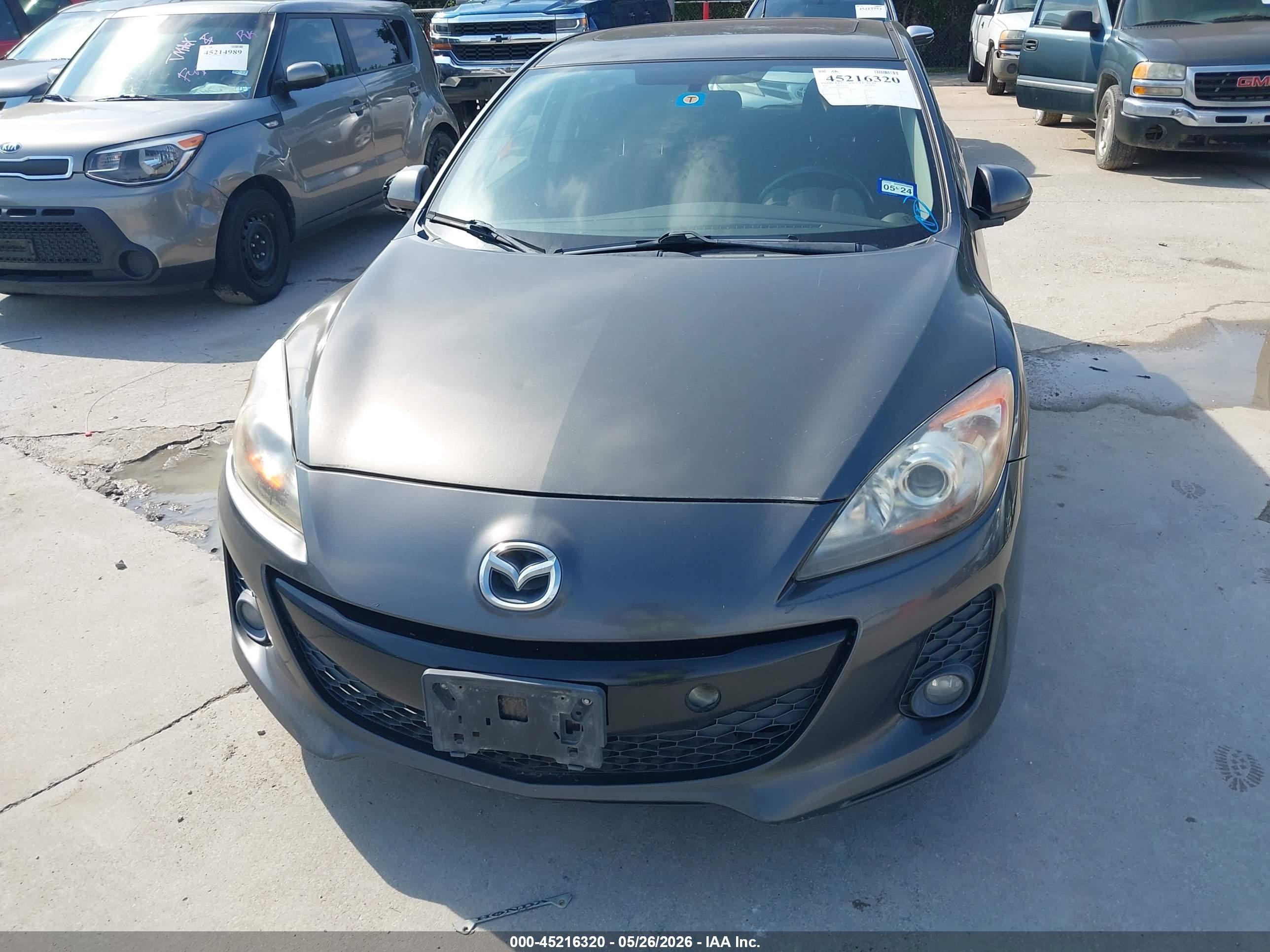 2012 Mazda Mazda3 S Touring Gray vin: JM1BL1L58C1502878