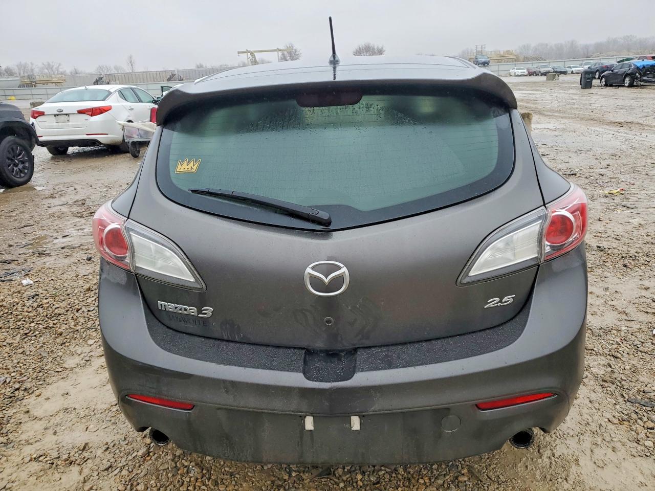 2012 Mazda 3 S Gray vin: JM1BL1L58C1513802