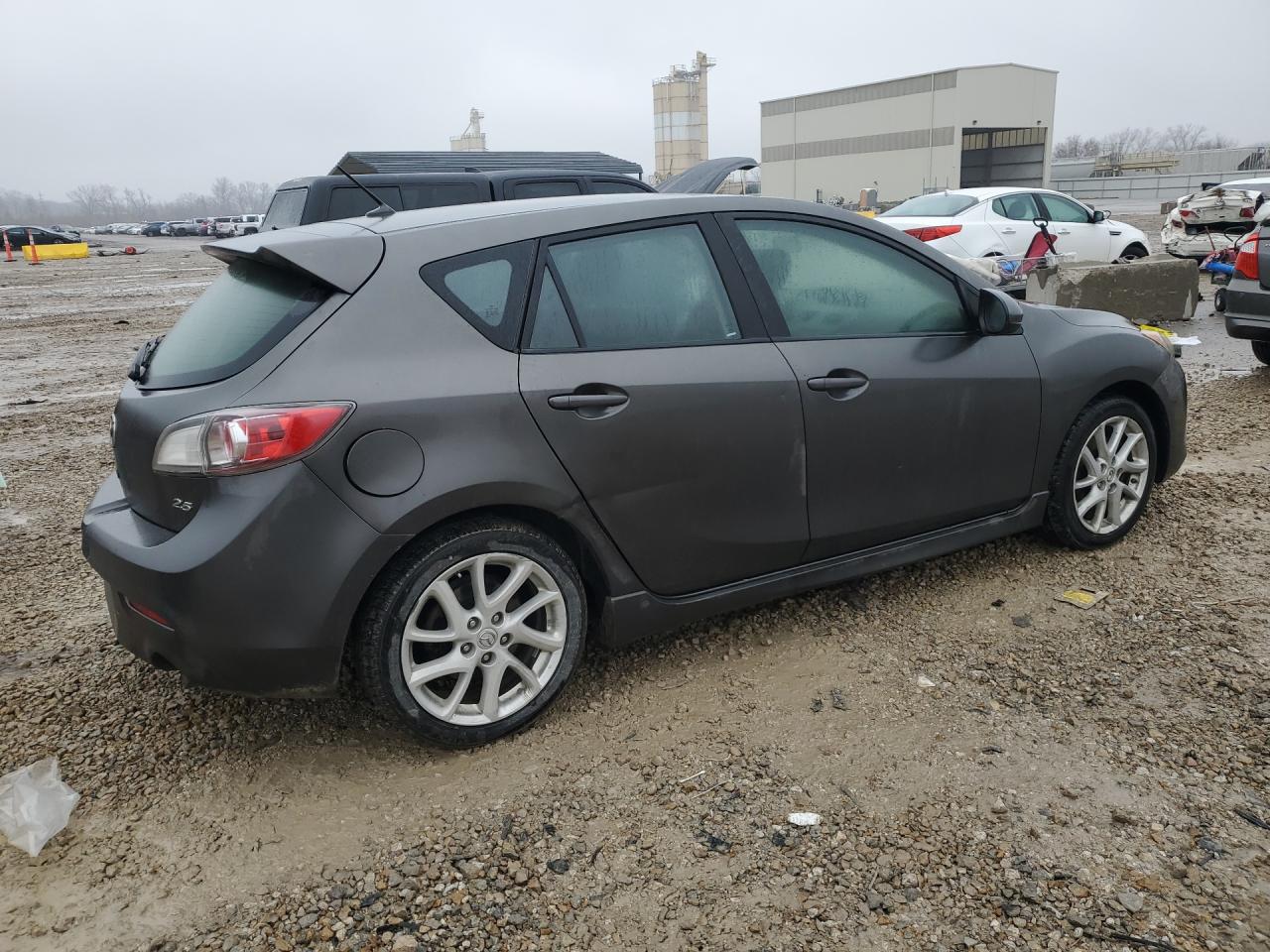 2012 Mazda 3 S Gray vin: JM1BL1L58C1513802