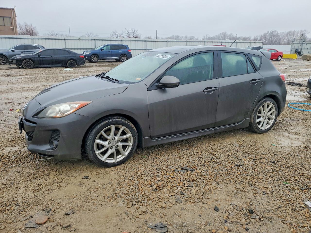 2012 Mazda 3 S Gray vin: JM1BL1L58C1513802