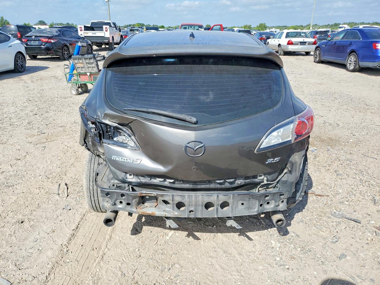 2012 Mazda 3 S Gray vin: JM1BL1L59C1502470
