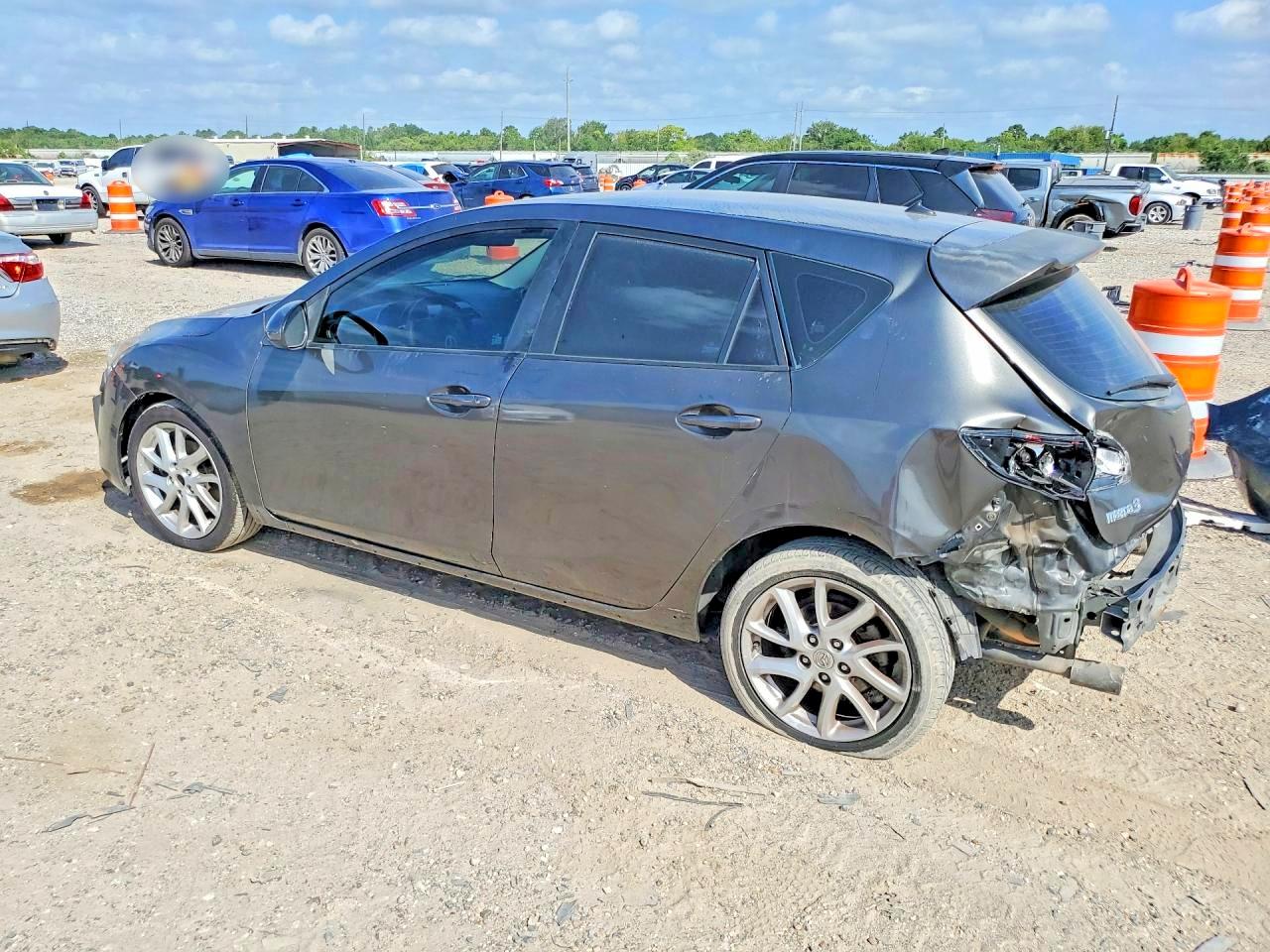2012 Mazda 3 S Gray vin: JM1BL1L59C1502470