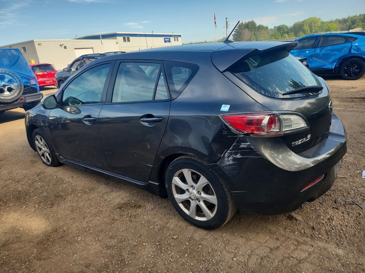 2011 Mazda 3 S Gray vin: JM1BL1L5XB1370088
