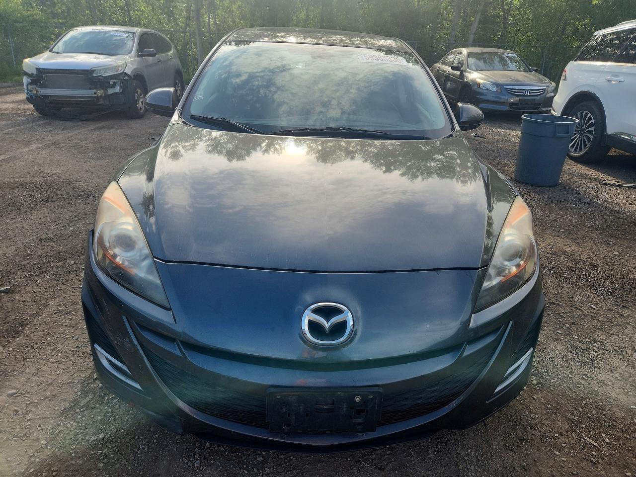 2011 Mazda 3 S Gray vin: JM1BL1L5XB1370088