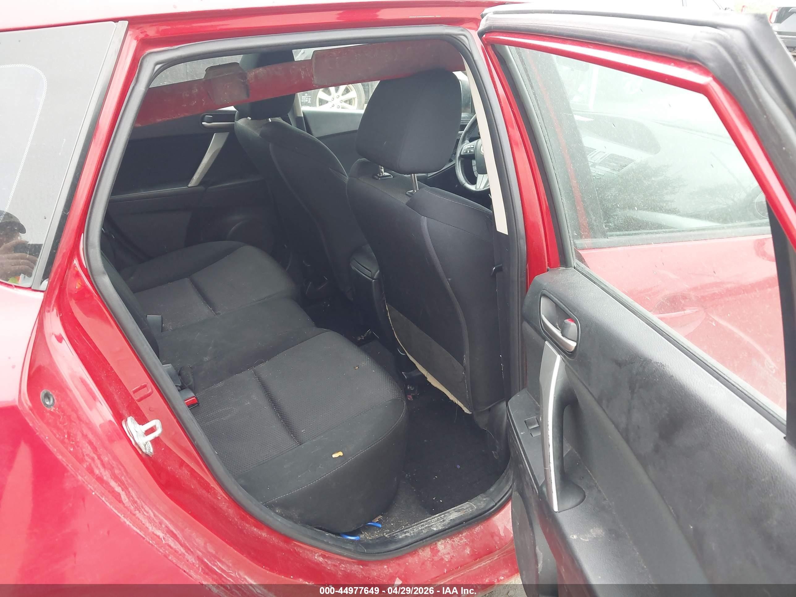 2012 Mazda Mazda3 S Touring Red vin: JM1BL1L60C1508229