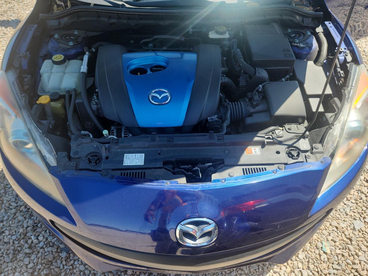 2012 Mazda 3 I Blue vin: JM1BL1L70C1564079