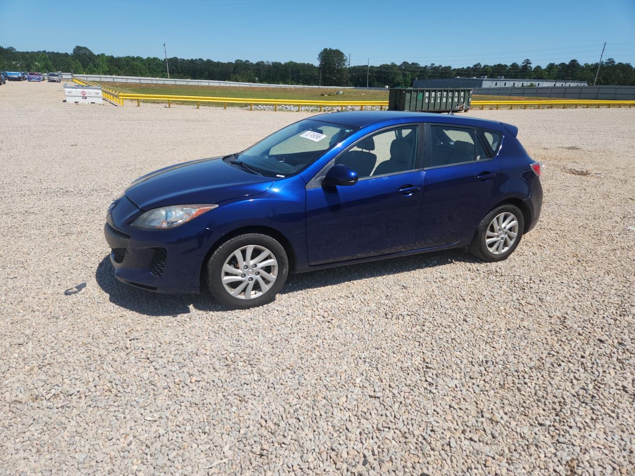 2012 Mazda 3 I Blue vin: JM1BL1L70C1564079