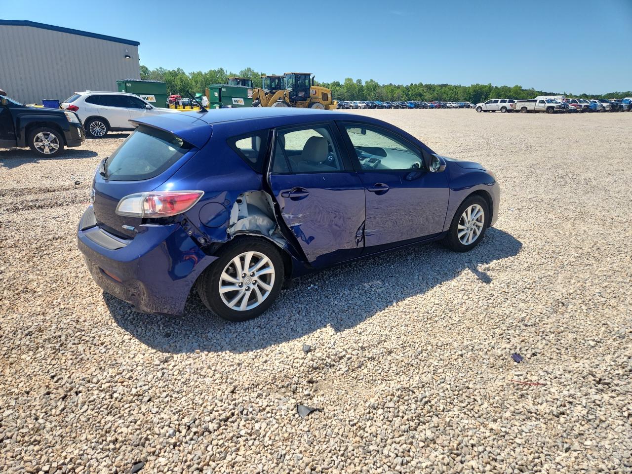 2012 Mazda 3 I Blue vin: JM1BL1L70C1564079