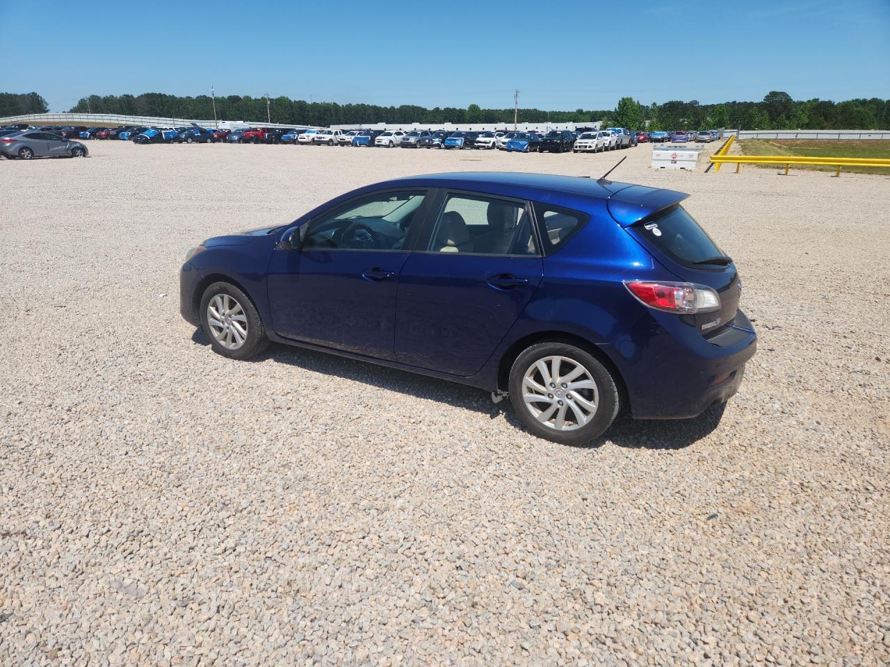 2012 Mazda 3 I Blue vin: JM1BL1L70C1564079