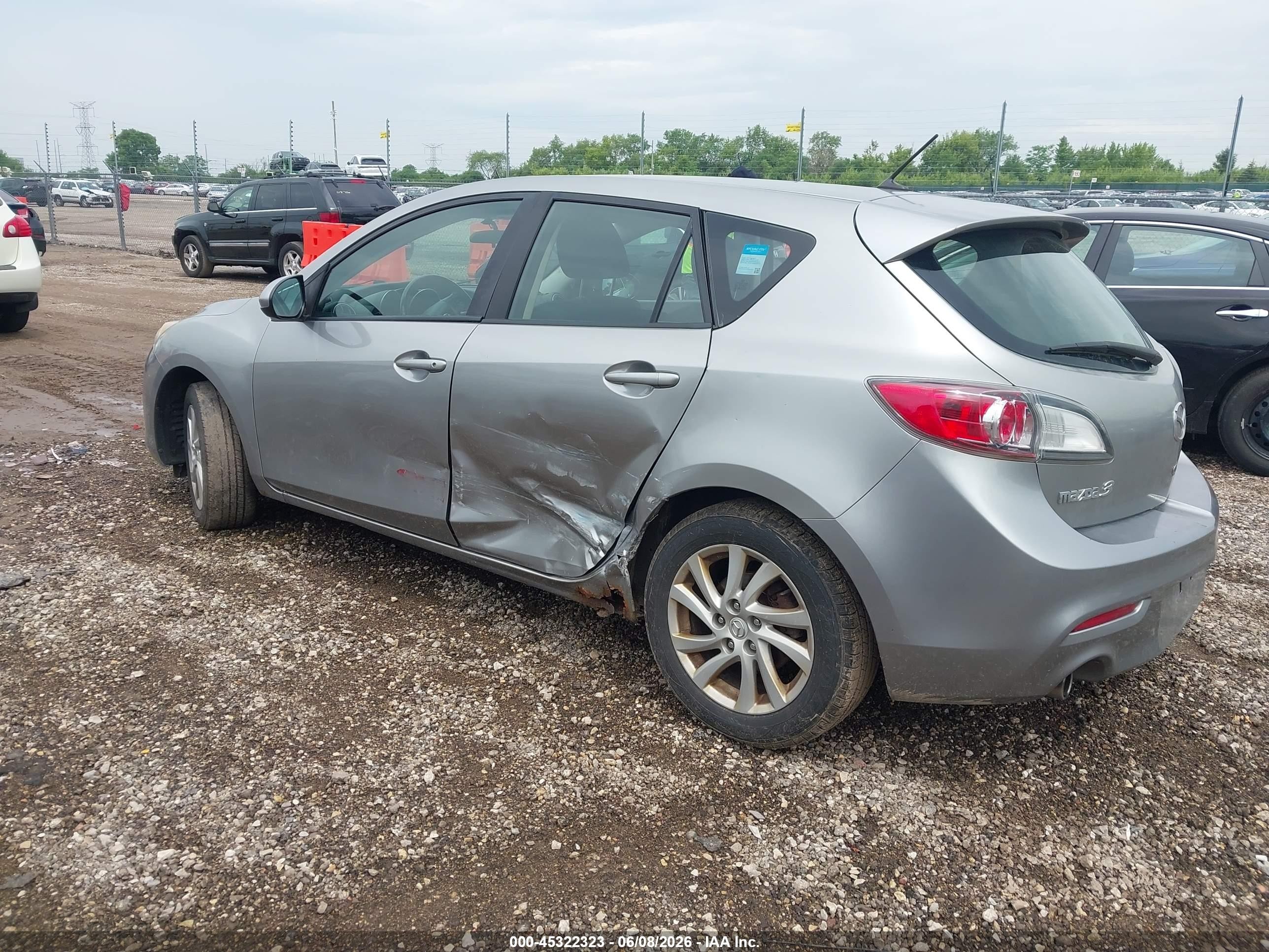 2012 Mazda Mazda3 I Touring Gray vin: JM1BL1L70C1571873
