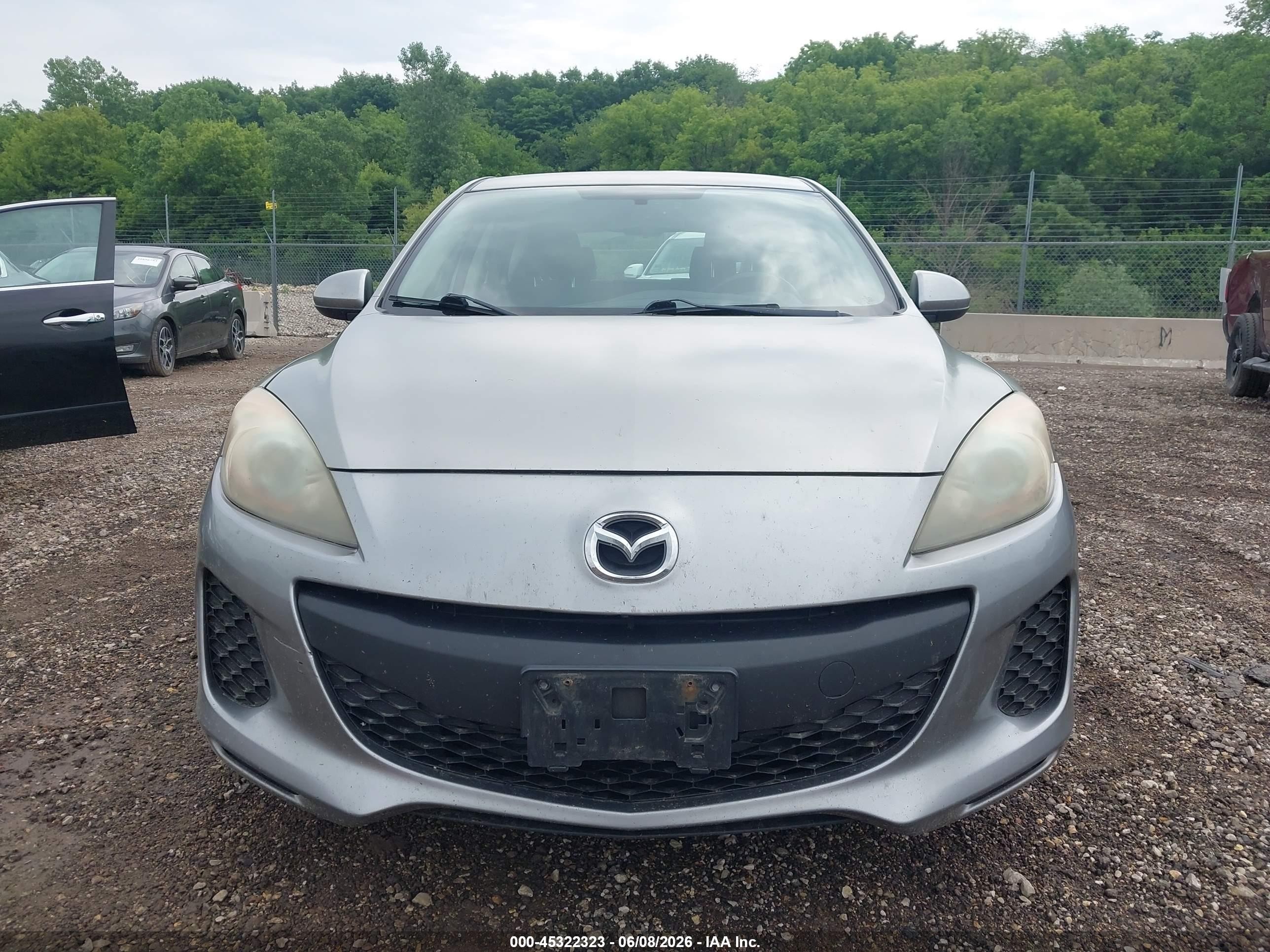 2012 Mazda Mazda3 I Touring Gray vin: JM1BL1L70C1571873