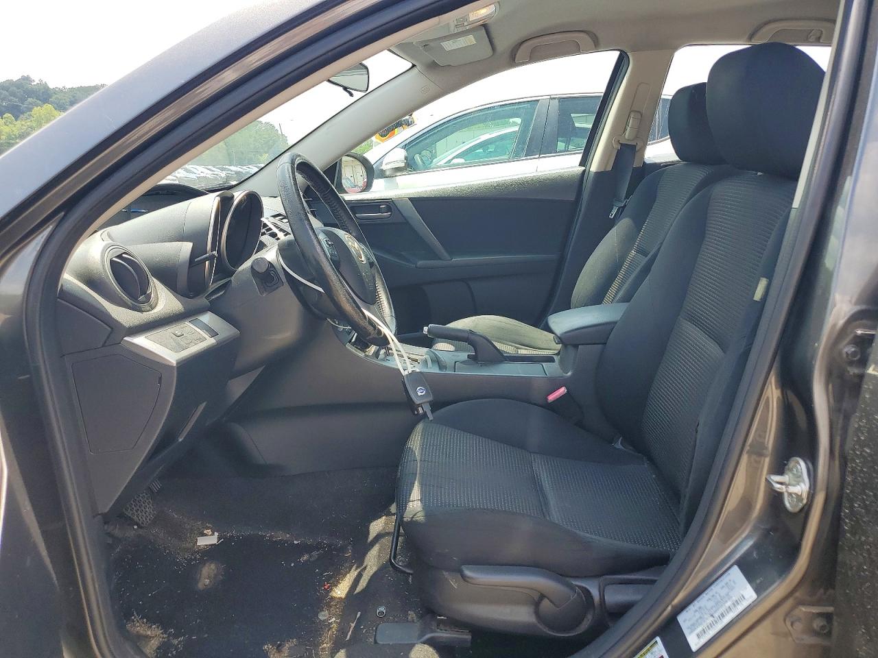 2012 Mazda 3 I Black vin: JM1BL1L70C1634938
