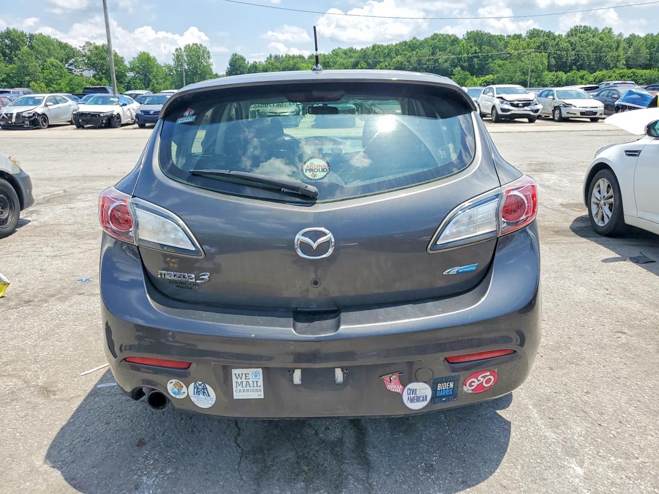 2012 Mazda 3 I Black vin: JM1BL1L70C1634938