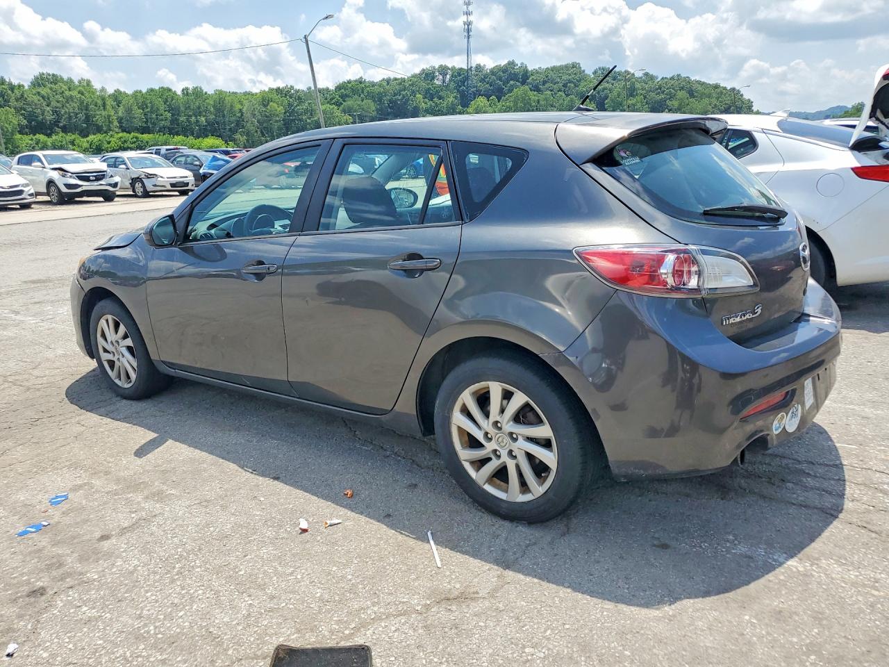 2012 Mazda 3 I Black vin: JM1BL1L70C1634938