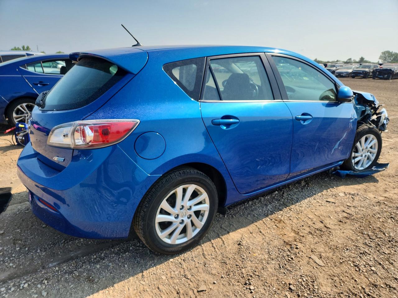 2012 Mazda 3 I Blue vin: JM1BL1L70C1656552