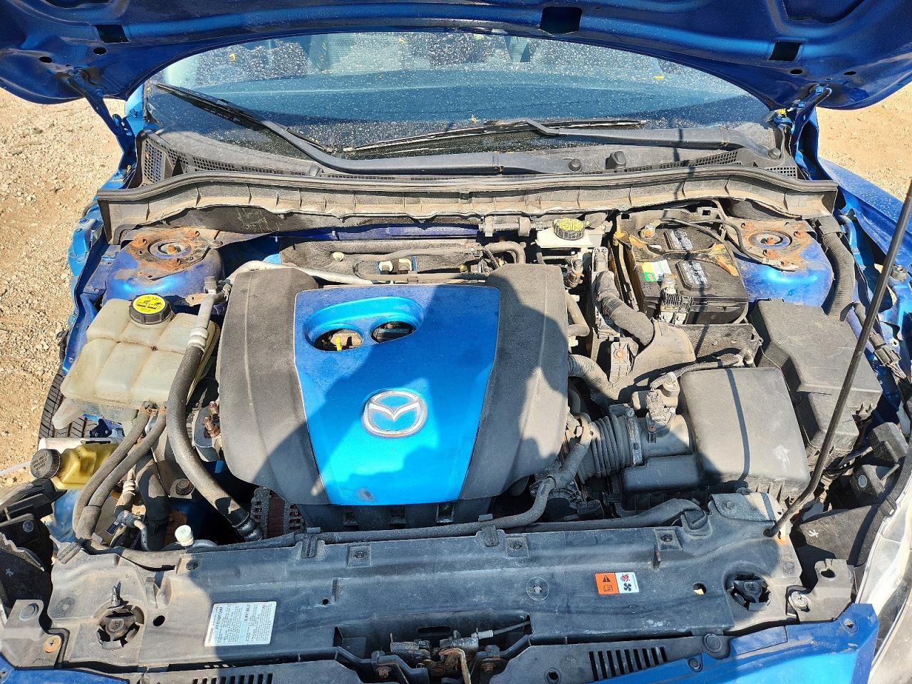 2012 Mazda 3 I Blue vin: JM1BL1L70C1656552