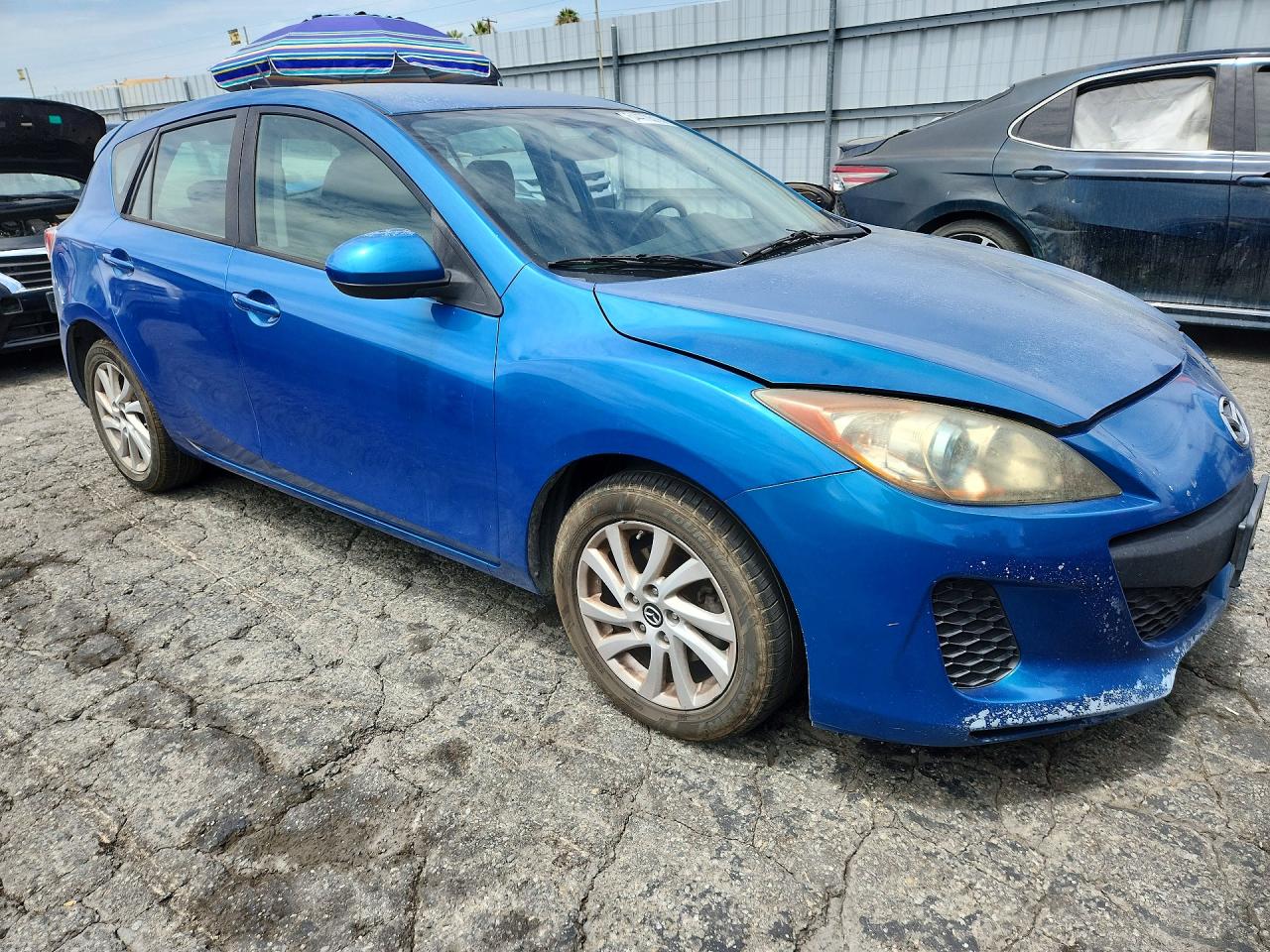 2012 Mazda 3 I Синий vin: JM1BL1L70C1679202