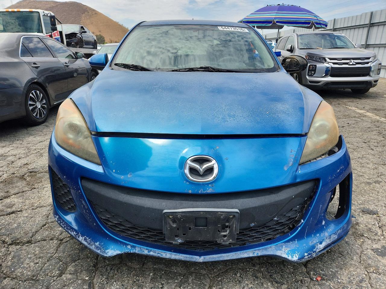 2012 Mazda 3 I Синий vin: JM1BL1L70C1679202