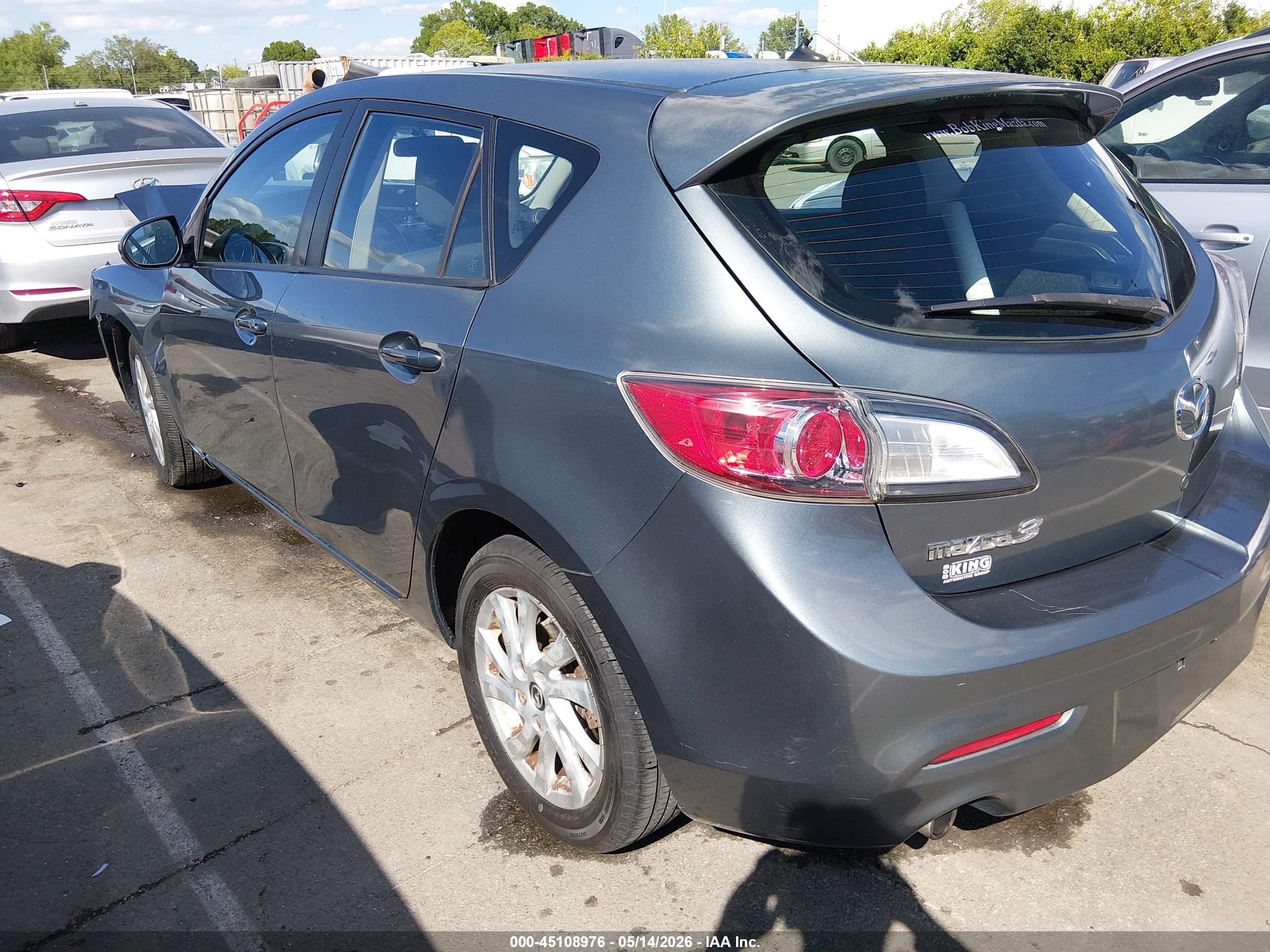 2013 Mazda Mazda3 I Touring Pewter vin: JM1BL1L70D1766888