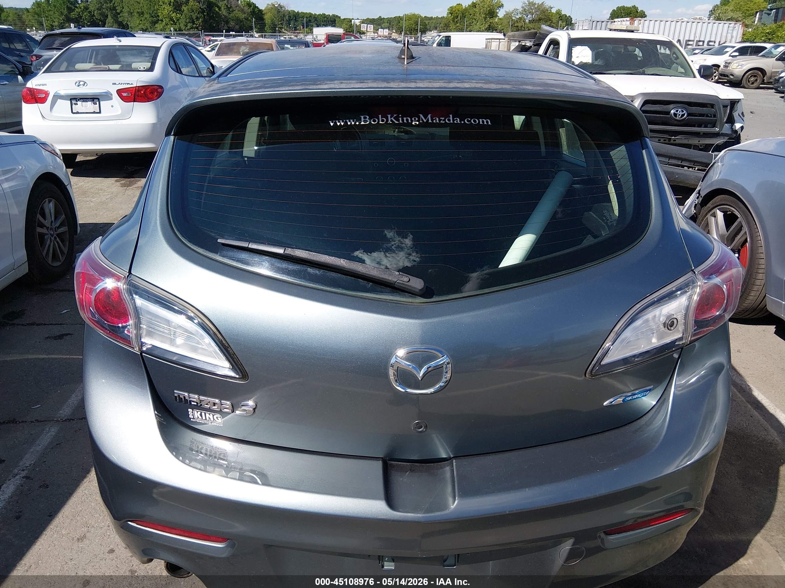 2013 Mazda Mazda3 I Touring Pewter vin: JM1BL1L70D1766888