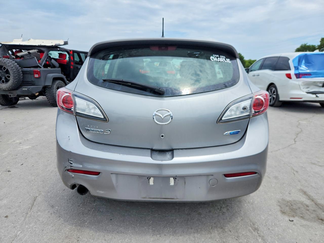 2013 Mazda 3 I Silver vin: JM1BL1L70D1776580
