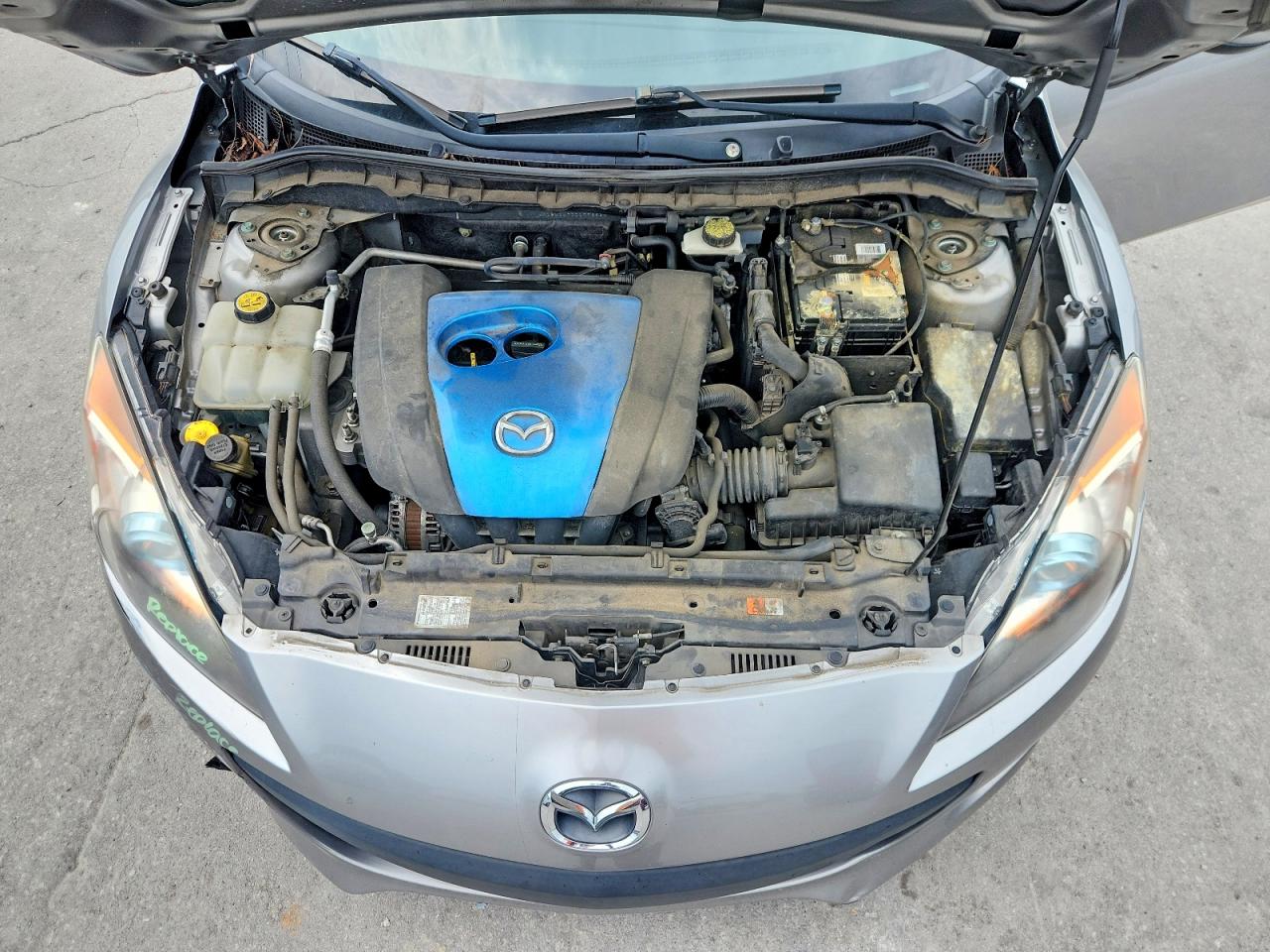 2013 Mazda 3 I Silver vin: JM1BL1L70D1776580
