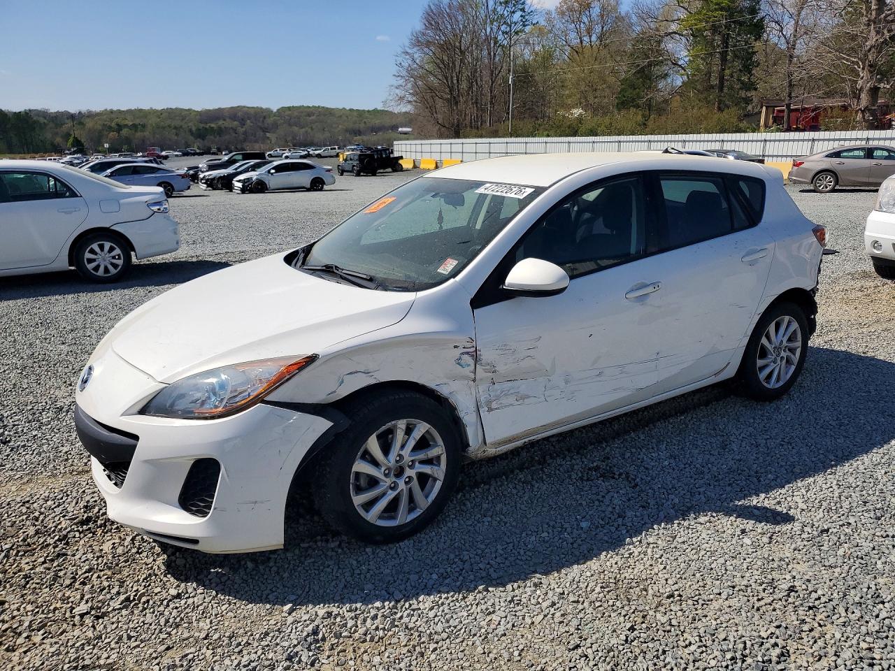 2013 Mazda 3 I White vin: JM1BL1L70D1835143