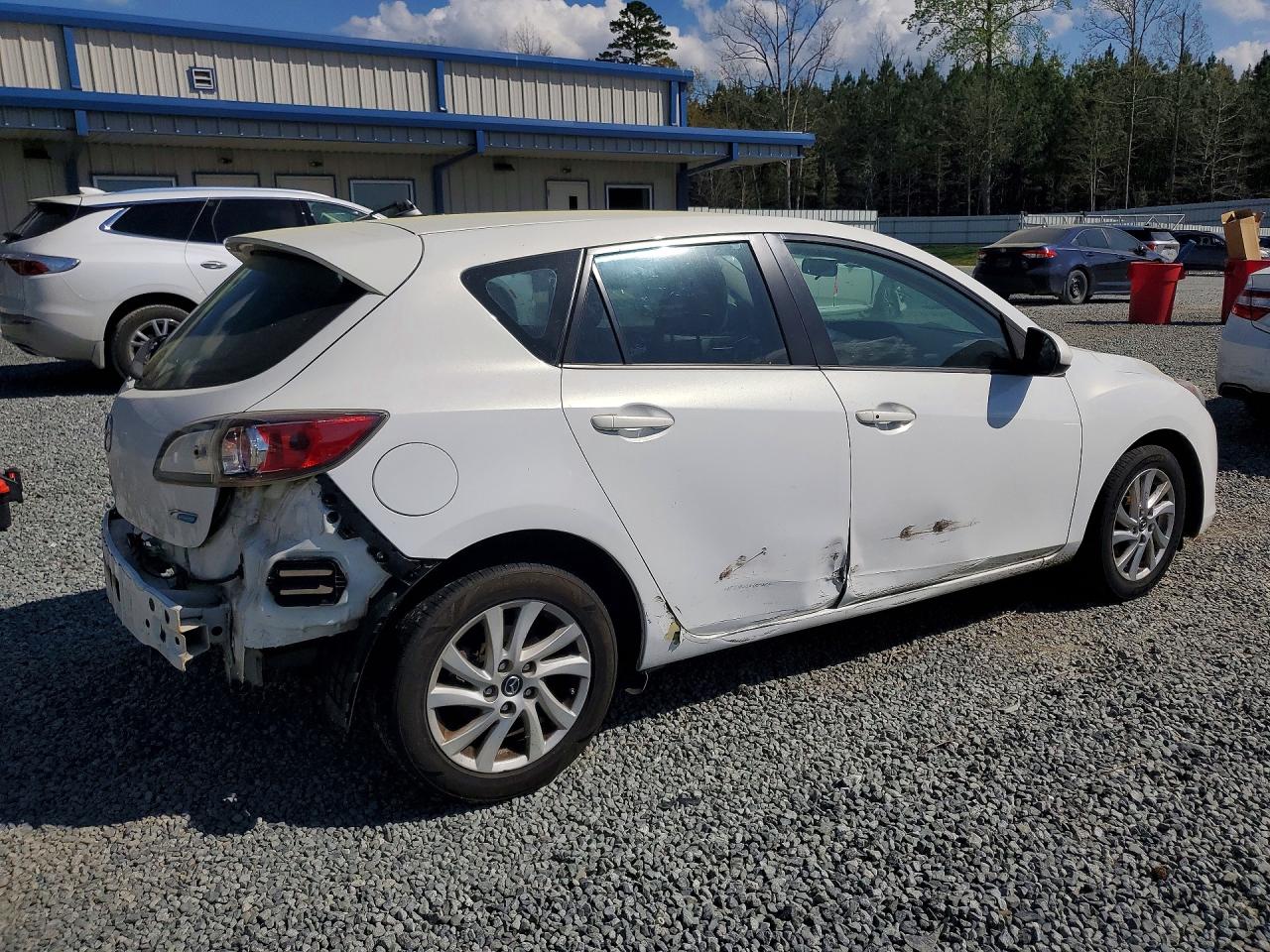 2013 Mazda 3 I White vin: JM1BL1L70D1835143