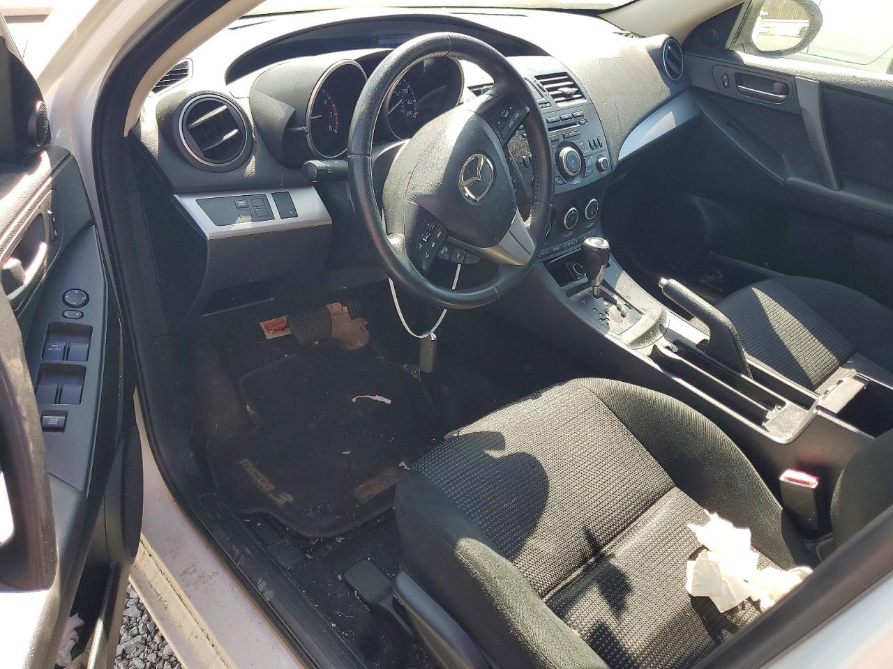 2013 Mazda 3 I White vin: JM1BL1L70D1835143