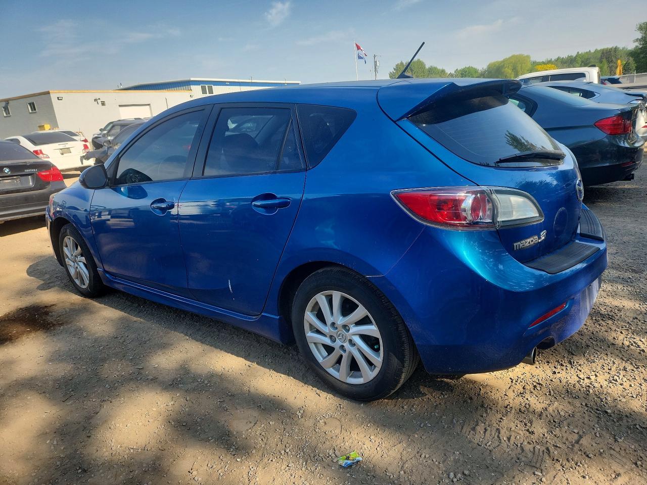 2012 Mazda 3 I Blue vin: JM1BL1L71C1603620