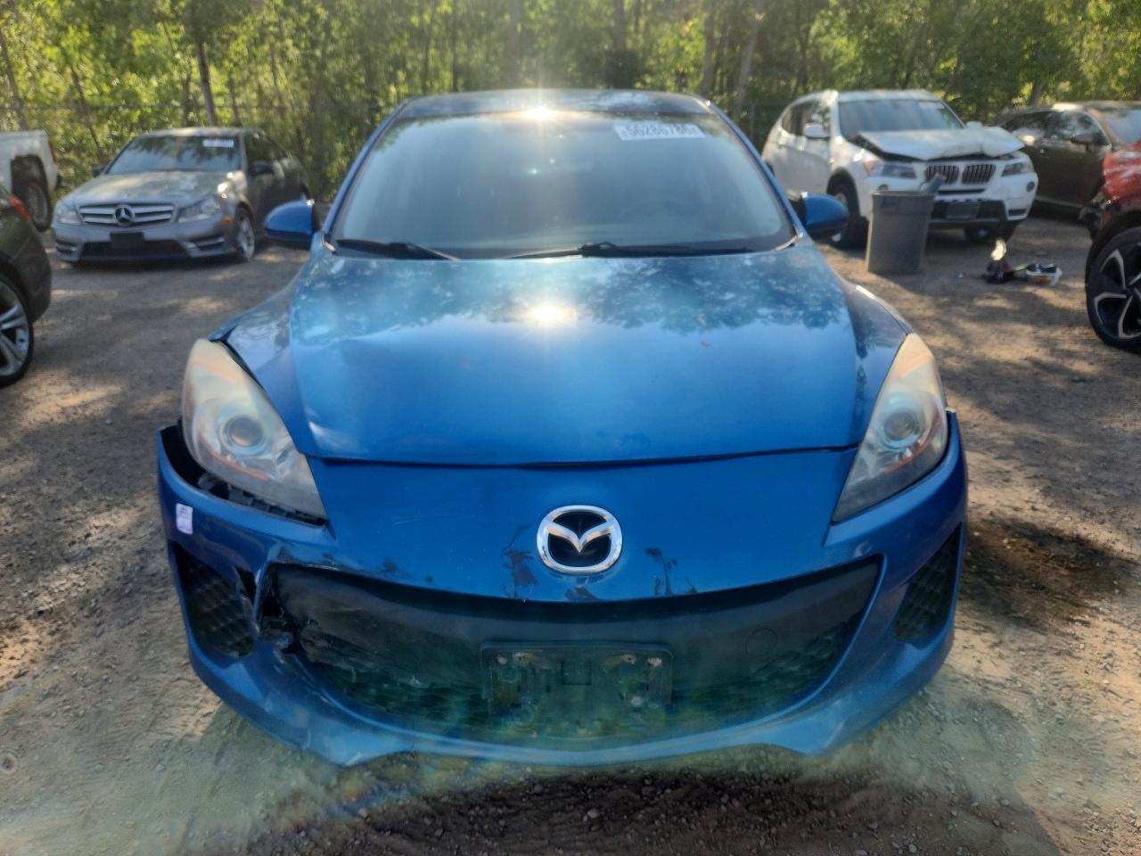 2012 Mazda 3 I Blue vin: JM1BL1L71C1603620