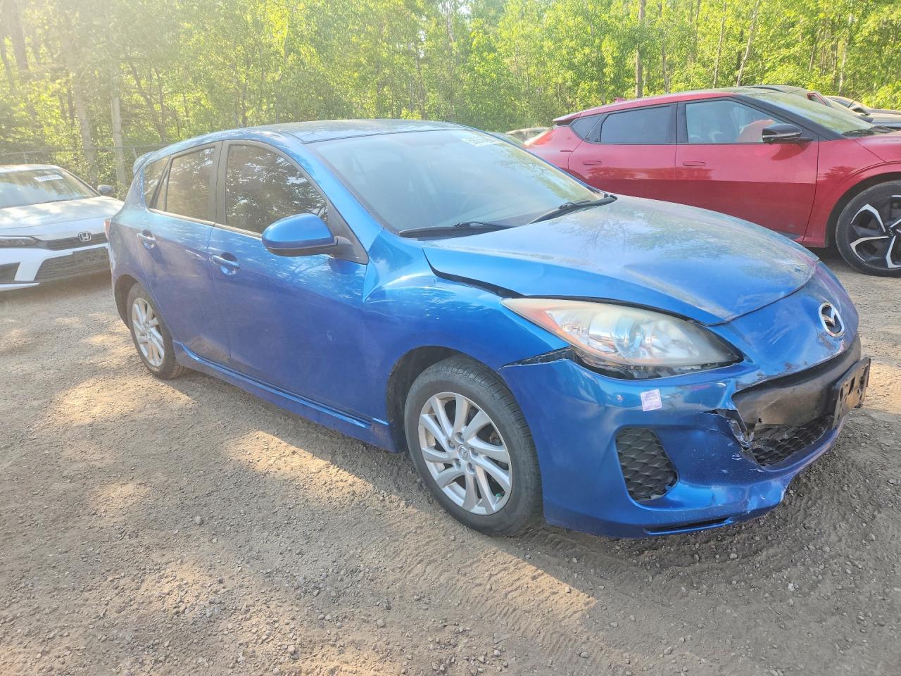 2012 Mazda 3 I Blue vin: JM1BL1L71C1603620