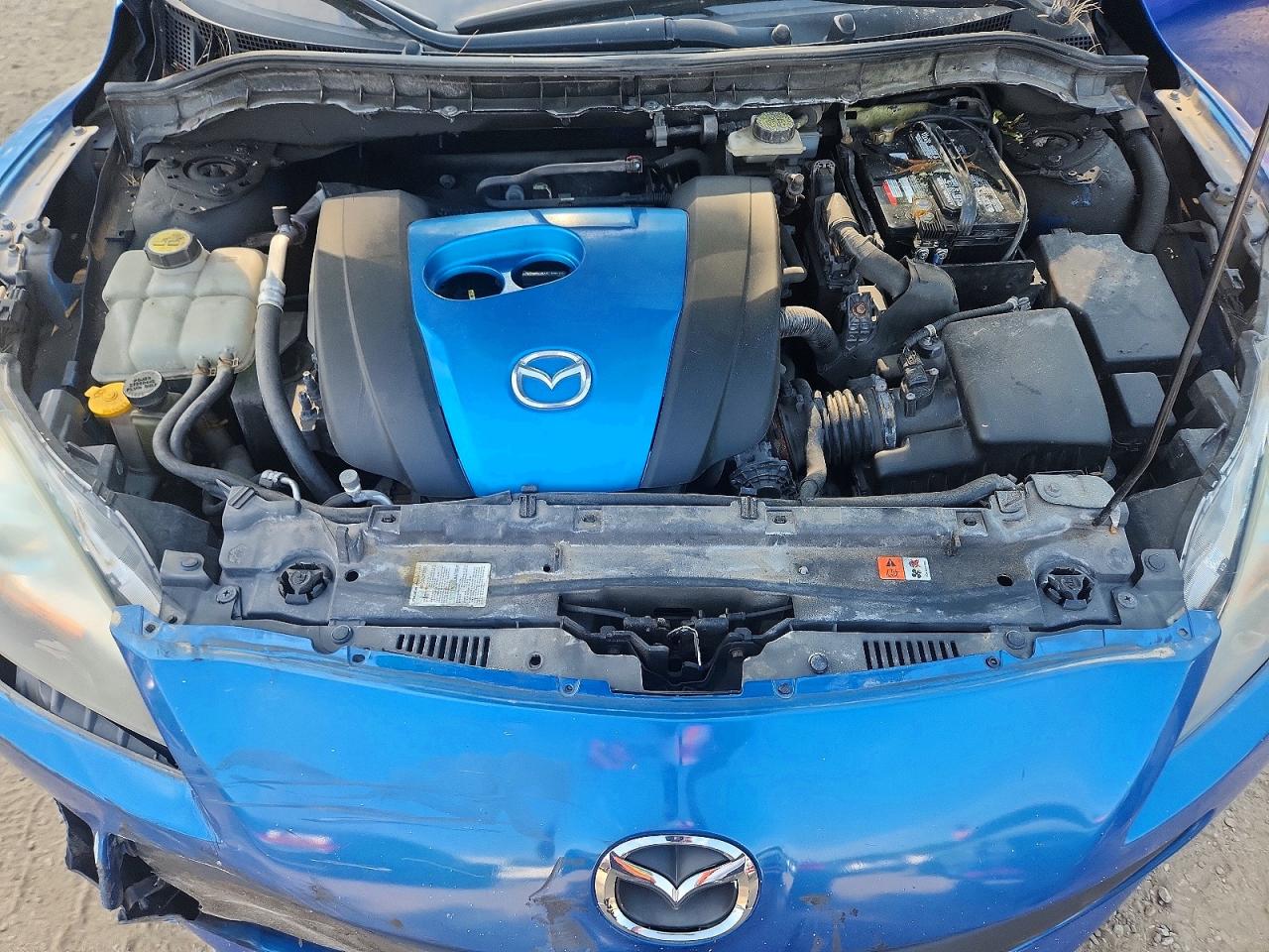 2012 Mazda 3 I Blue vin: JM1BL1L71C1603620