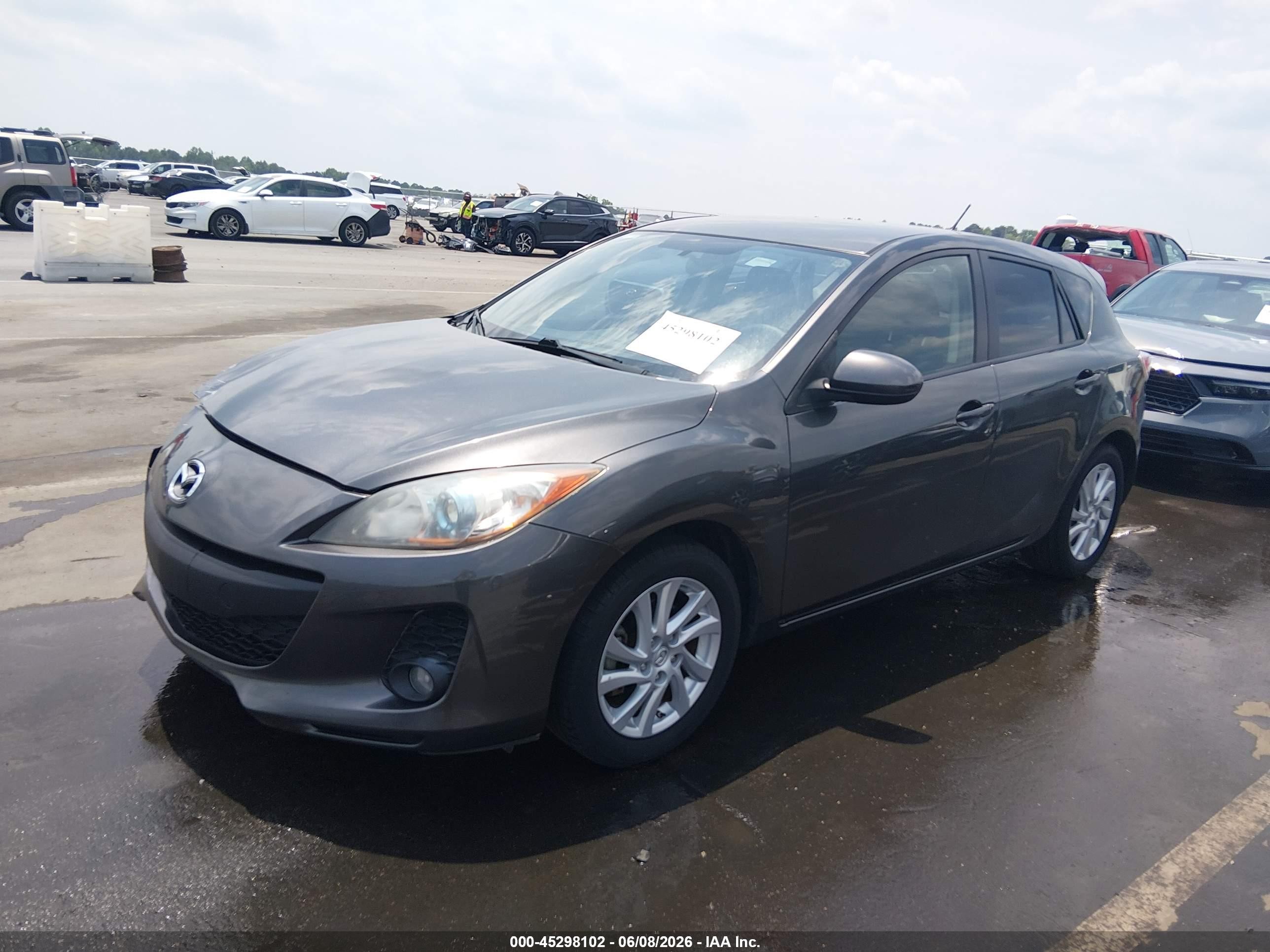 2012 Mazda Mazda3 I Touring Серый vin: JM1BL1L71C1627545