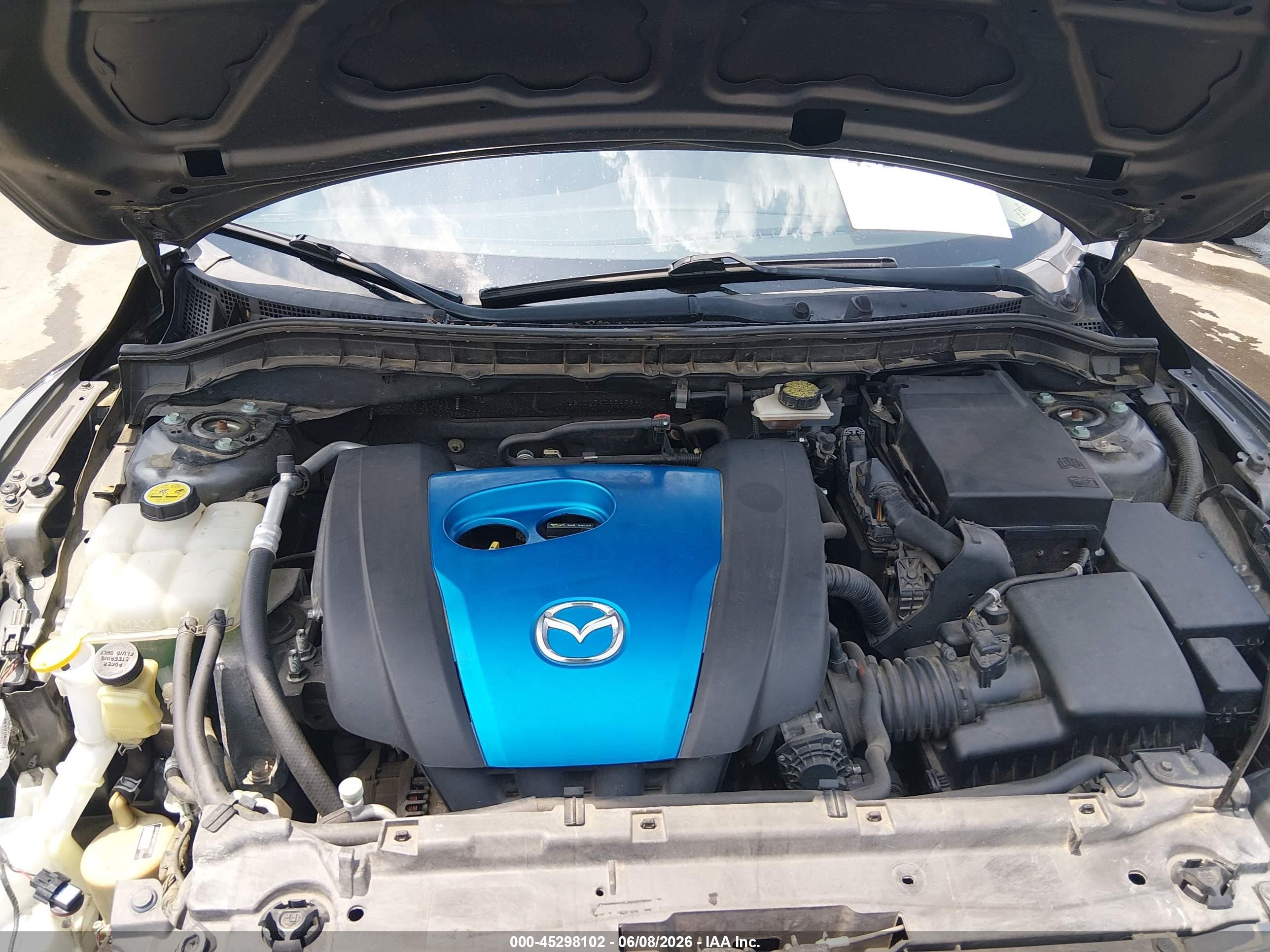 2012 Mazda Mazda3 I Touring Серый vin: JM1BL1L71C1627545