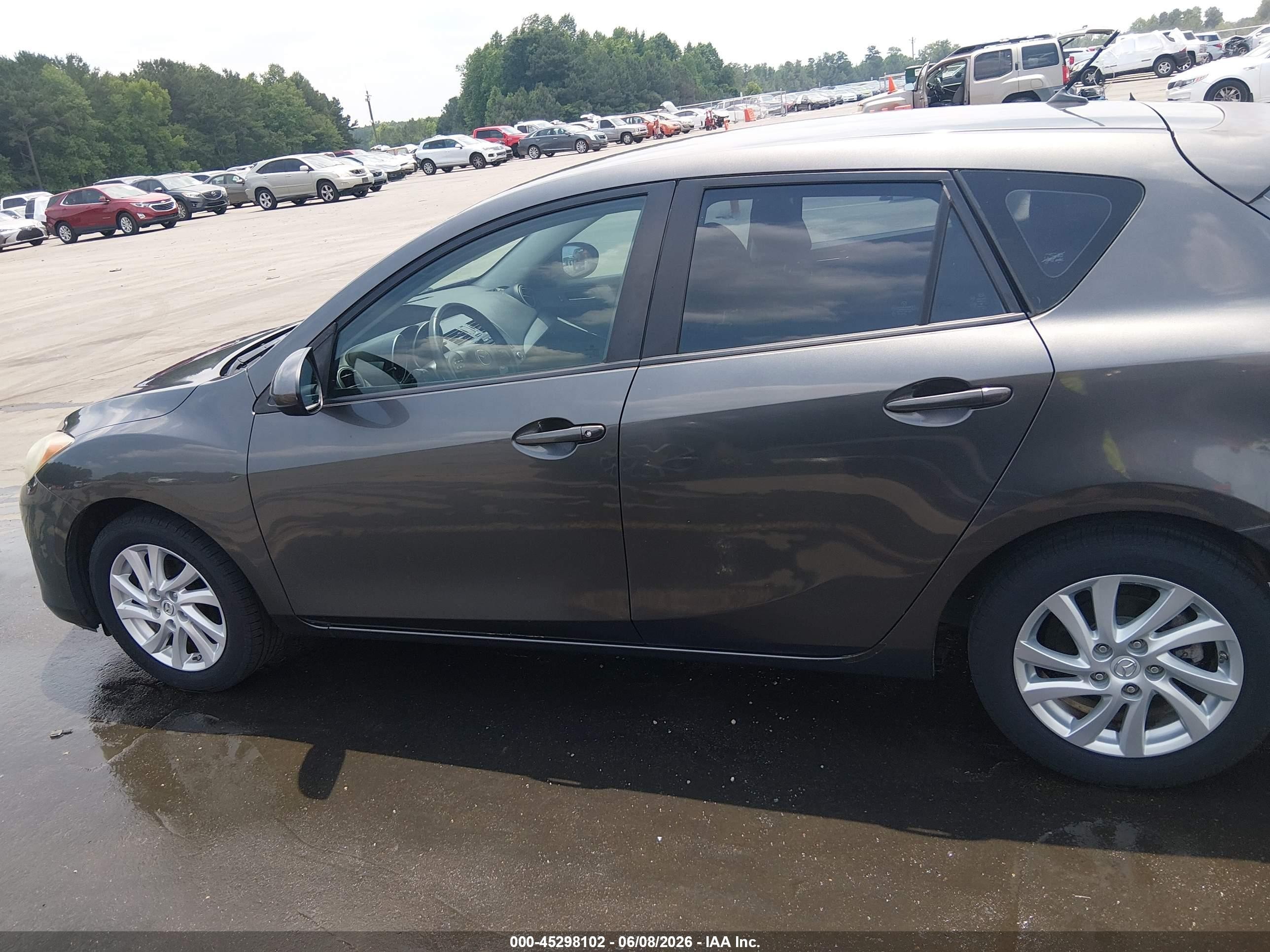 2012 Mazda Mazda3 I Touring Серый vin: JM1BL1L71C1627545