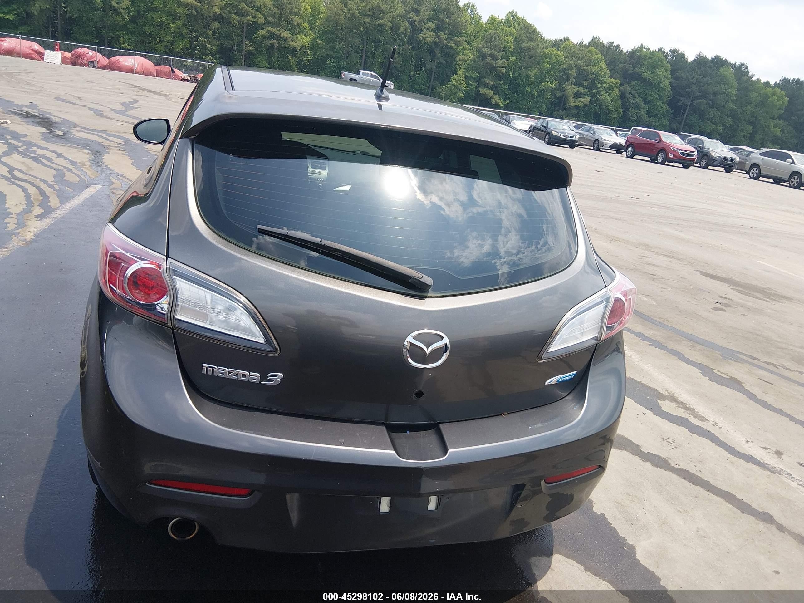 2012 Mazda Mazda3 I Touring Серый vin: JM1BL1L71C1627545