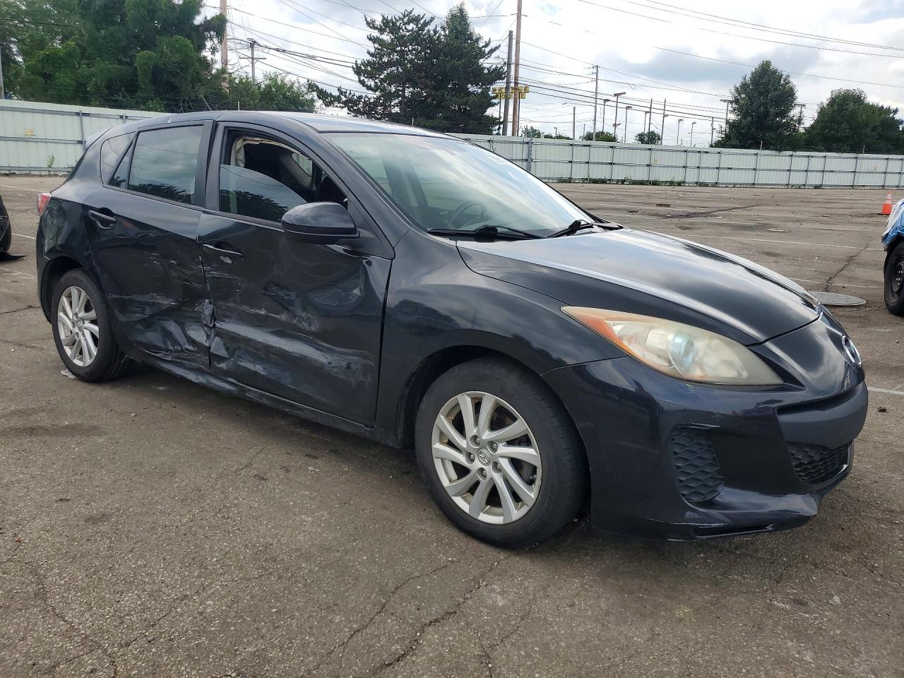 2012 Mazda 3 I Gray vin: JM1BL1L72C1548997