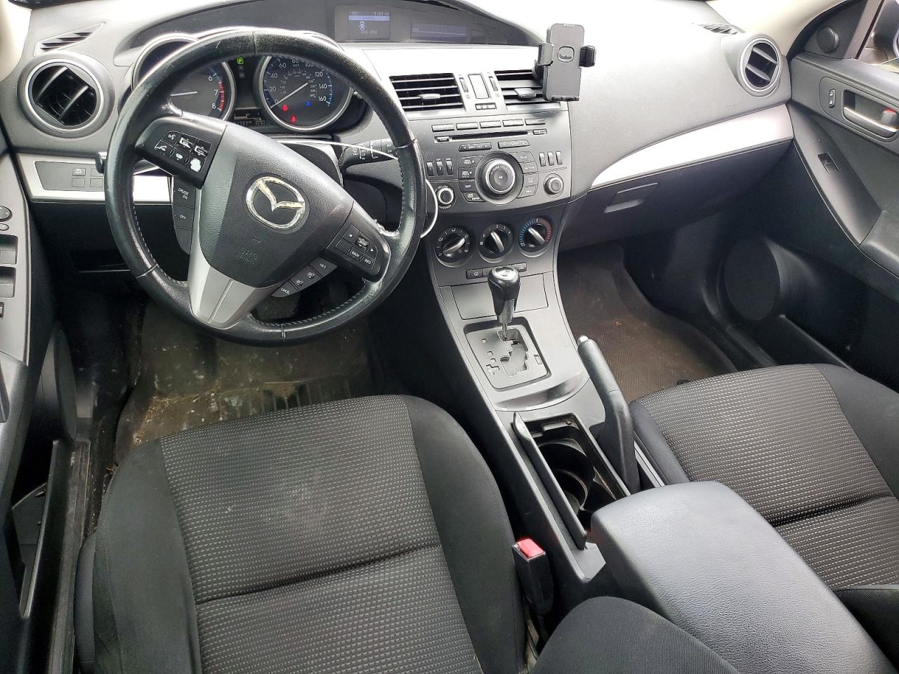2012 Mazda 3 I Gray vin: JM1BL1L72C1548997